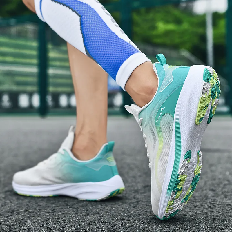 BIANSULONG Cushioning Height Increasing Balance Wear Resistant Slip Resistant Low Top Casual Running Shoes Unisex-2