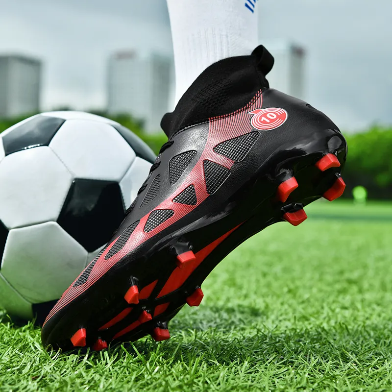 BIANSULONG Soccer Shoes Unisex Low Top Black-2