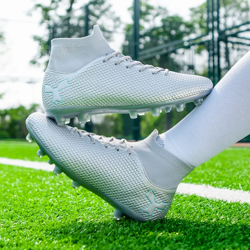 BIANSULONG FG Rubber Long Studs TF Rubber Broken Studs Cushioned Slip-Resistant Abrasion-Resistant Soccer Shoes Unisex-31