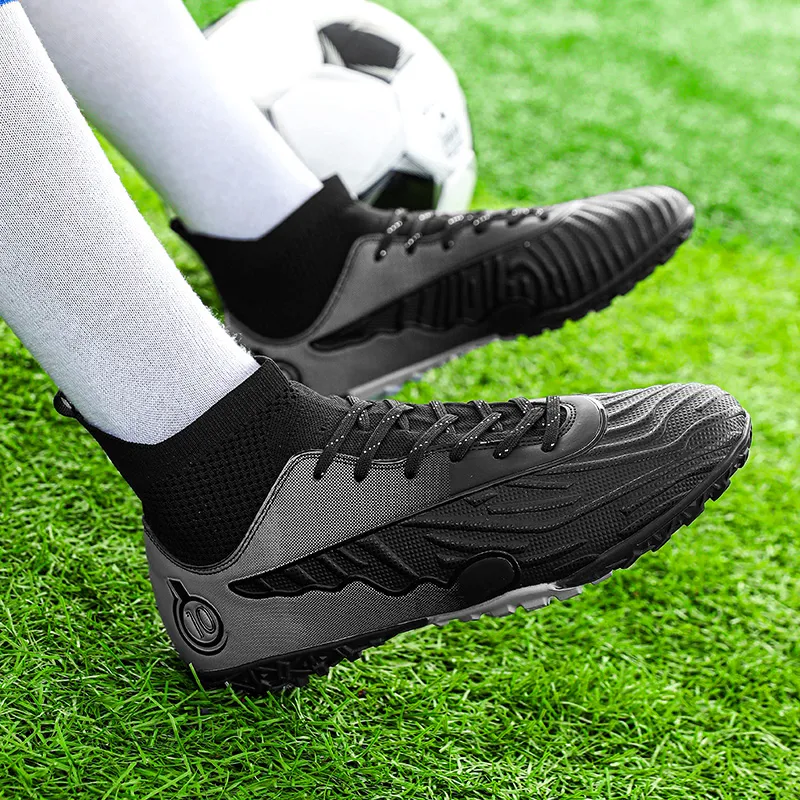 BIANSULONG FG Rubber Long Studs Artificial Ground Breathable Support Impact Resistant Soccer Shoes Unisex-18