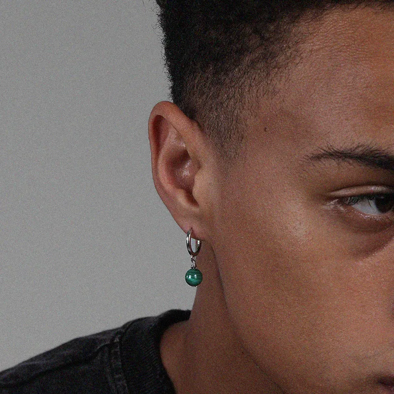 LUXTA Malachite Earrings Unisex-3
