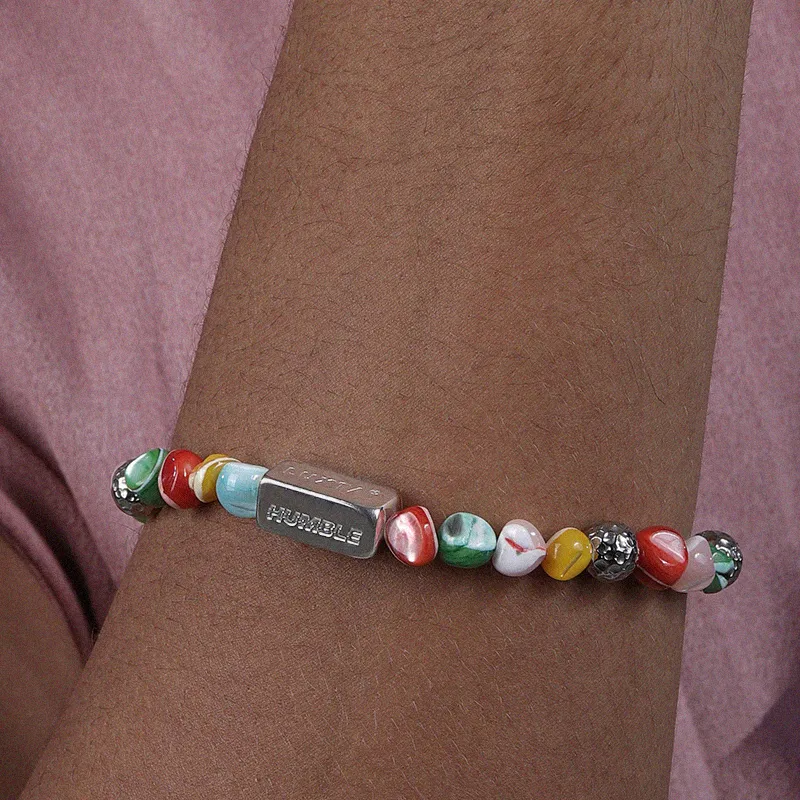 LUXTA Shell Bead, Titanium Steel Bracelets Unisex-3