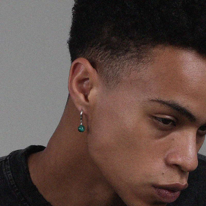 LUXTA Malachite Earrings Unisex-5