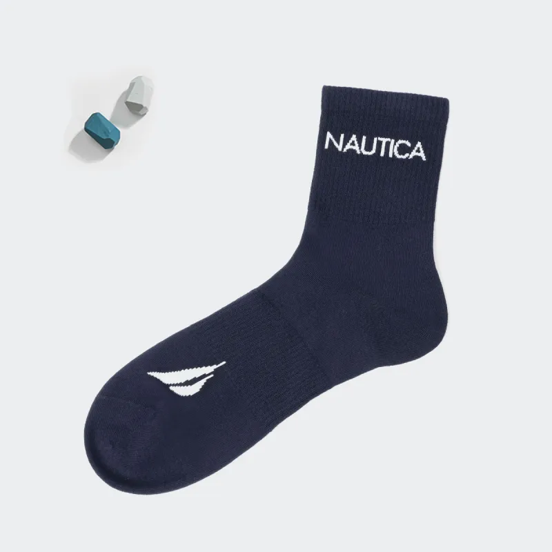 NAUTICA UNDERWEAR Mid Calf Socks Men's 5 Pack-11