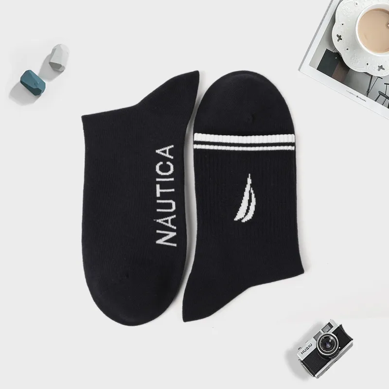 NAUTICA UNDERWEAR Mid Calf Socks Men's 5 Pack-9
