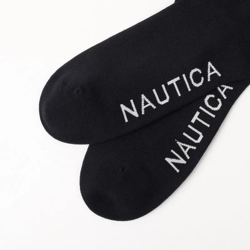 NAUTICA UNDERWEAR Mid Calf Socks Men's 5 Pack-3