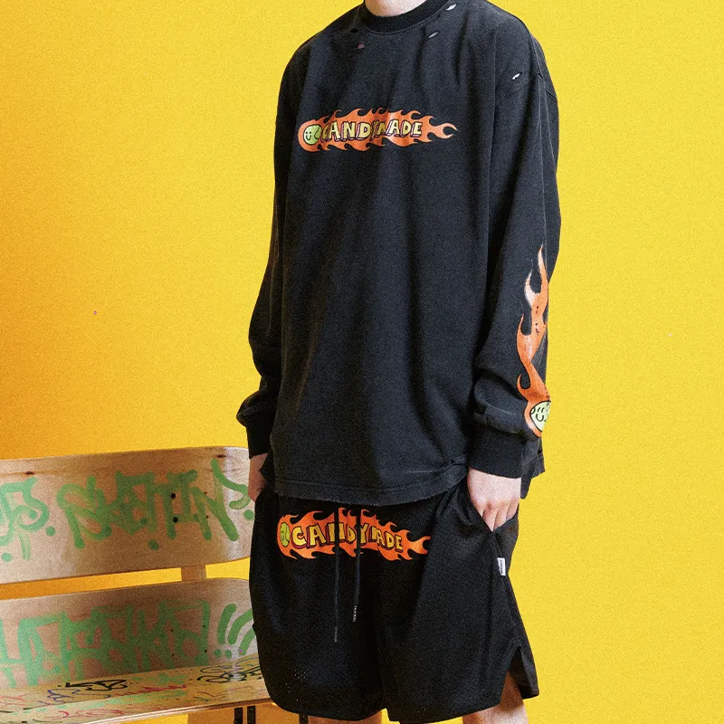 Candymade Haus Casual Shorts Unisex Black-4