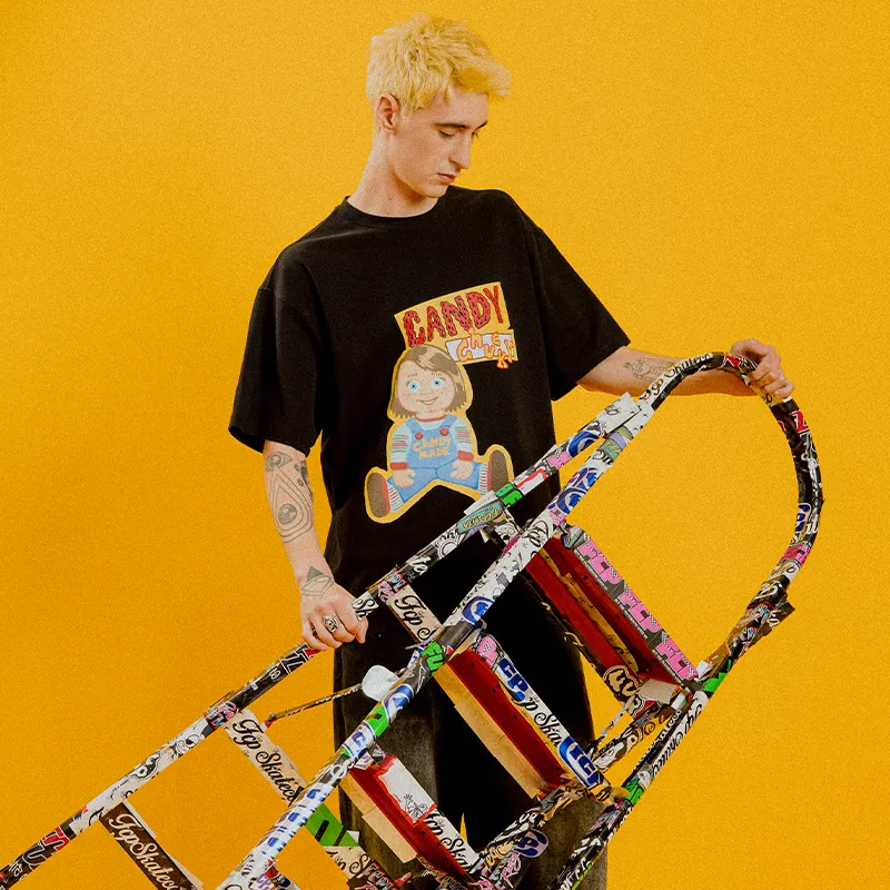 Candymade Haus T Shirts Unisex Gray-4