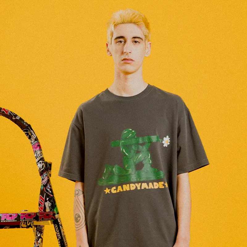 Candymade Haus T Shirts Unisex Dark Gray-2