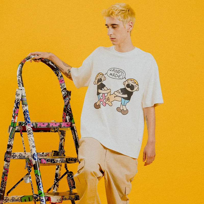 Candymade Haus T Shirts Unisex White-5