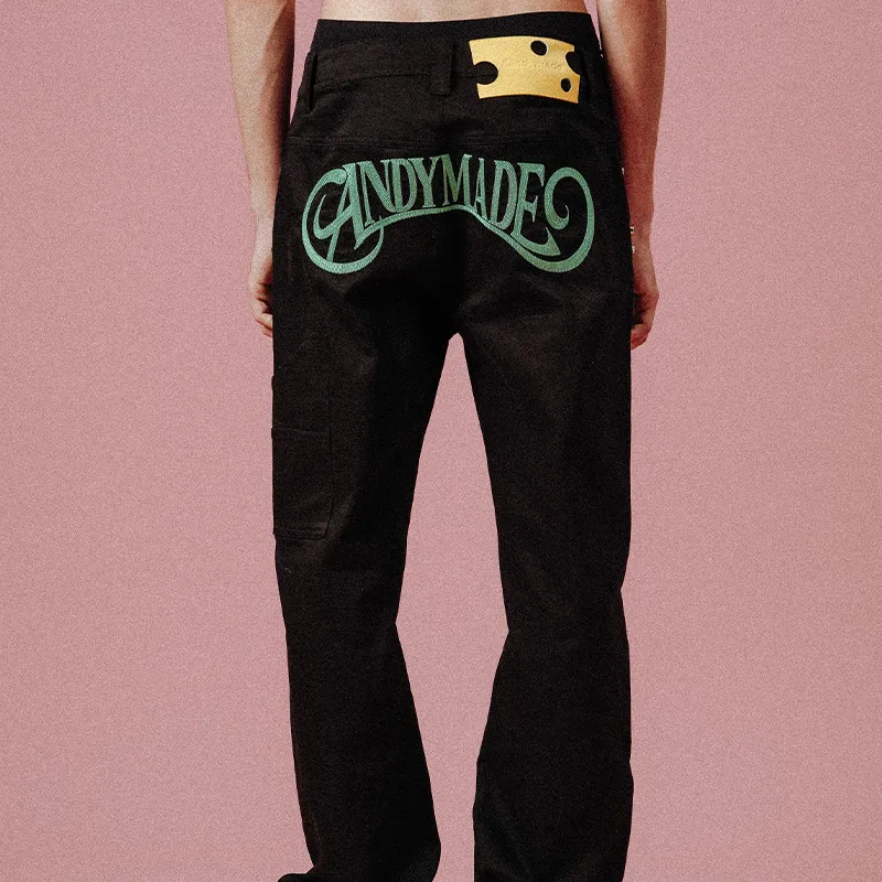 Candymade Haus Casual Pants Men's Black-3