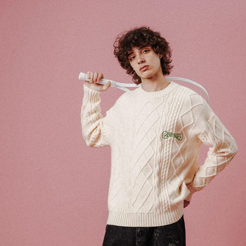 Candymade Haus Knitwear Unisex White-3