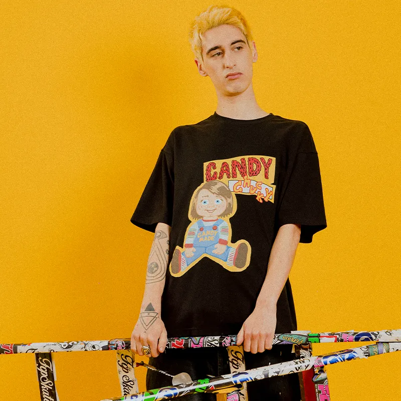 Candymade Haus T Shirts Unisex Gray-2