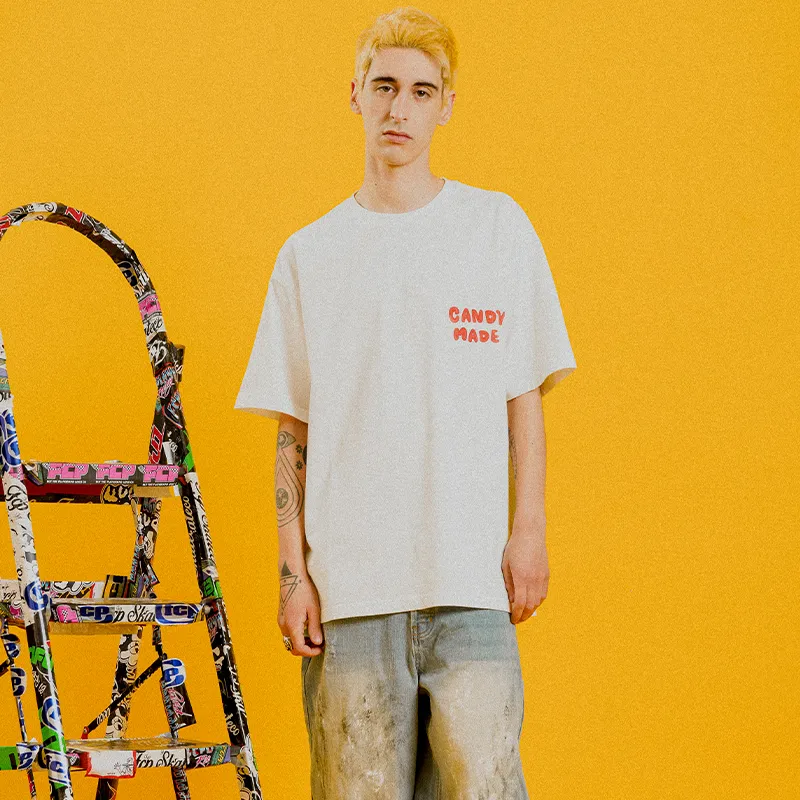 Candymade Haus T Shirts Unisex White-6