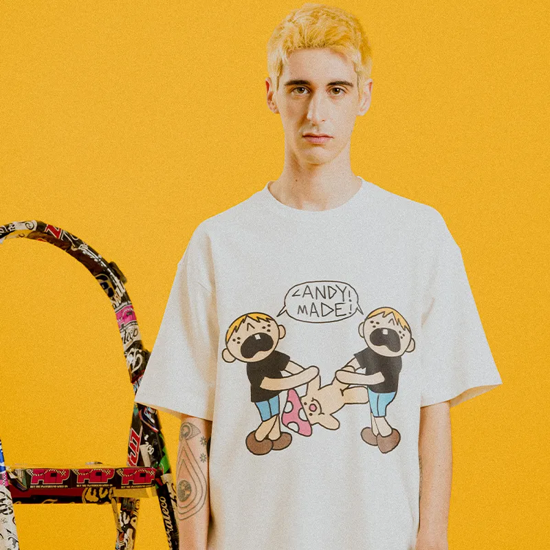 Candymade Haus T Shirts Unisex White-2