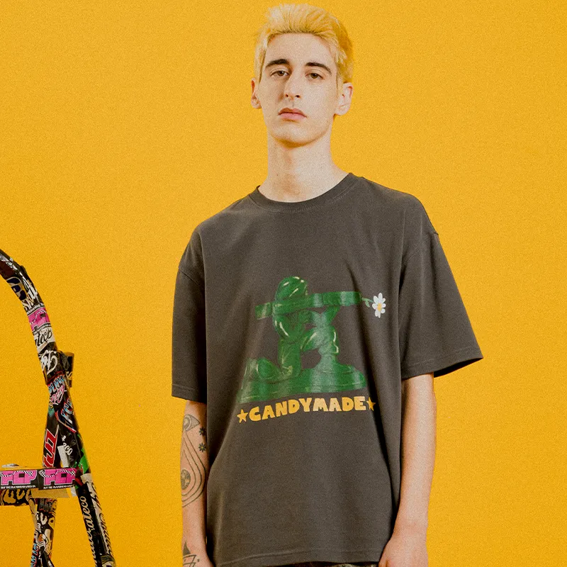 Candymade Haus T Shirts Unisex Dark Gray-3