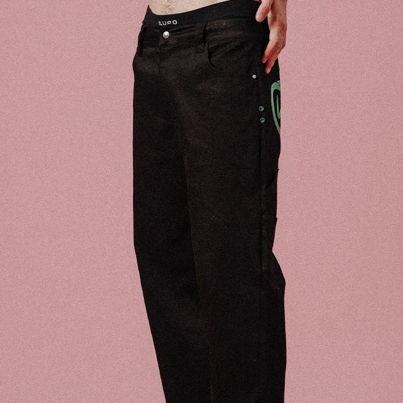 Candymade Haus Casual Pants Men's Black-6