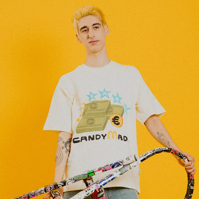 Candymade Haus T Shirts Unisex White-2