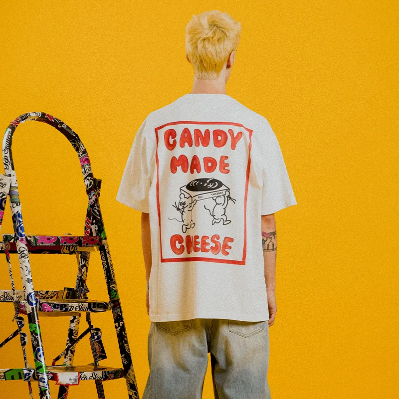 Candymade Haus T Shirts Unisex White-7