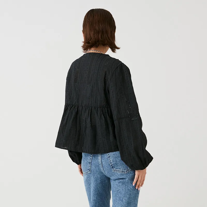 MOUSSY Shirts Women's 020 Black-1