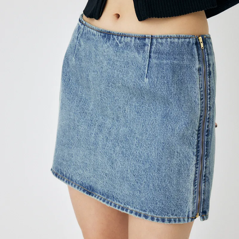MOUSSY Denim Short Skirts Women's-2