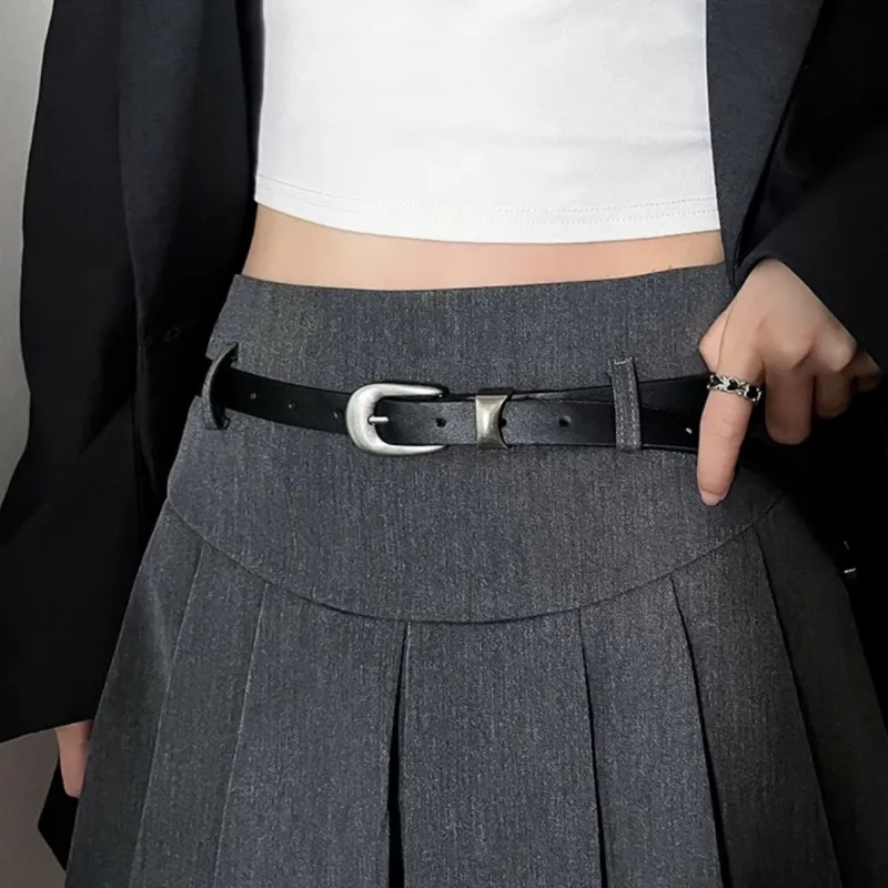 PALBAS PU Leather Belts Unisex 1.8cm-3