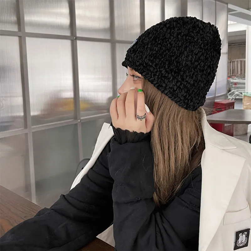 PALBAS Plush Yarn Bucket Hats Unisex-2
