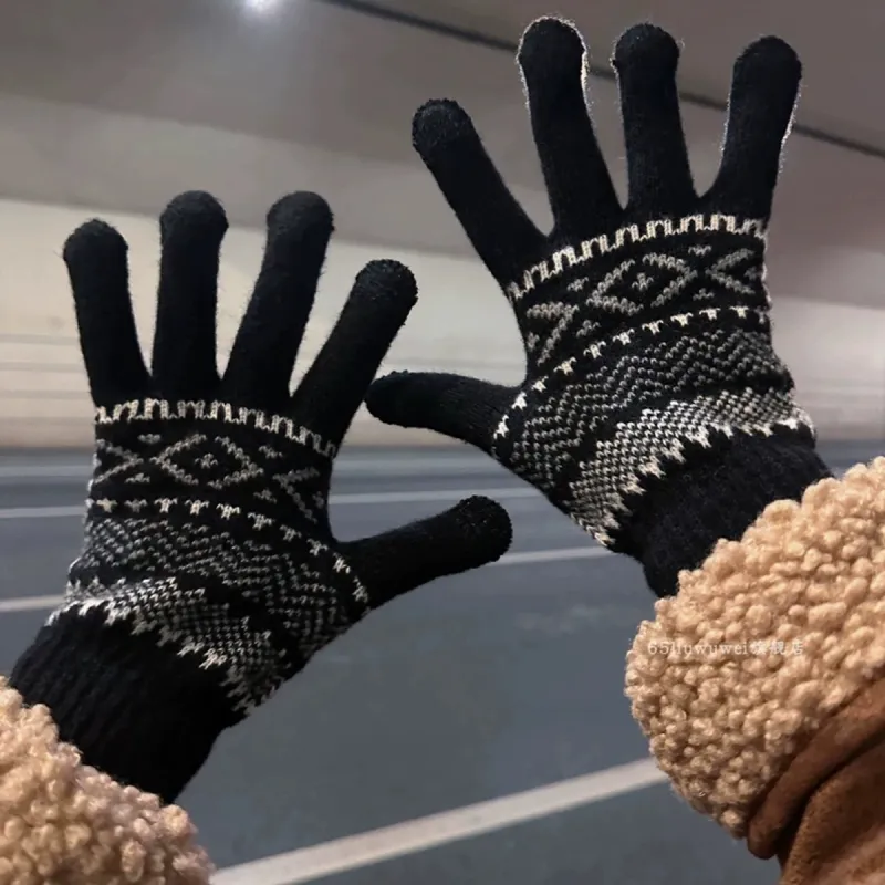 PALBAS Polyester Knit Gloves Unisex-7