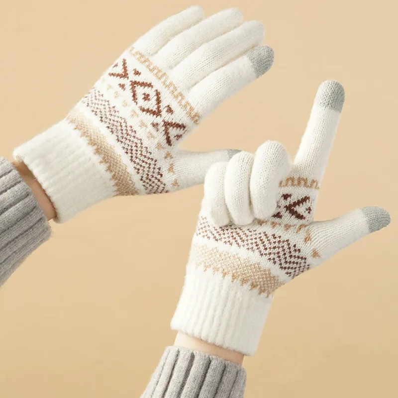 PALBAS Polyester Knit Gloves Unisex-2