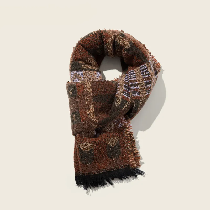 PALBAS Knit Scarves Women's-7