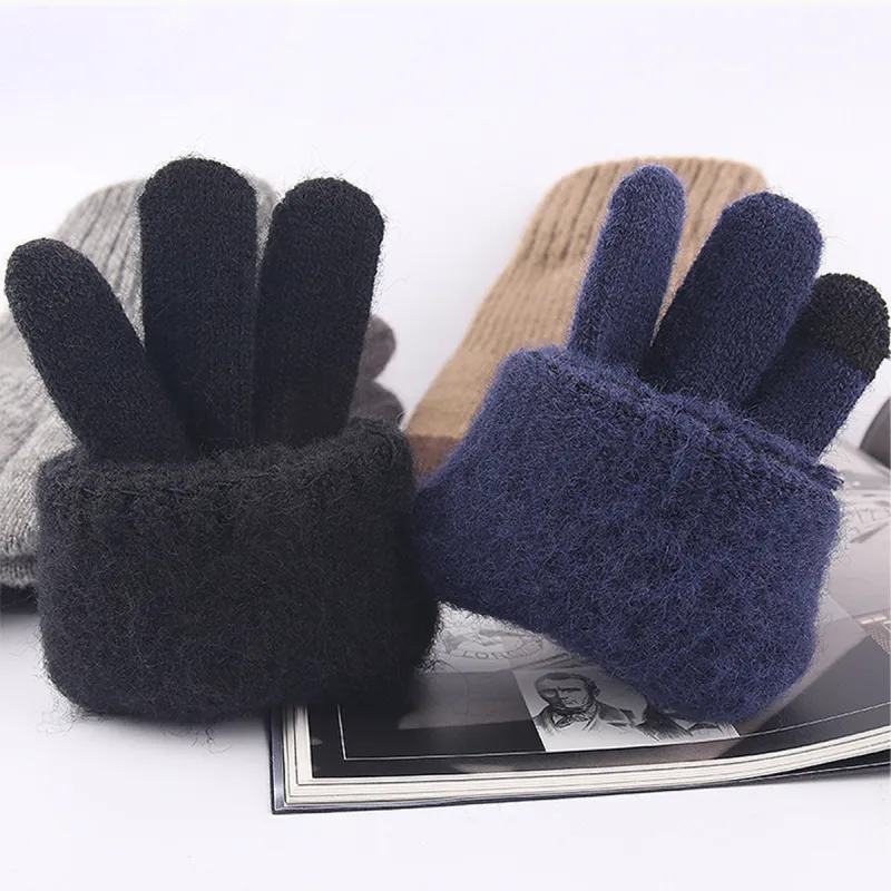 PALBAS Acrylic Knit Gloves Unisex-8