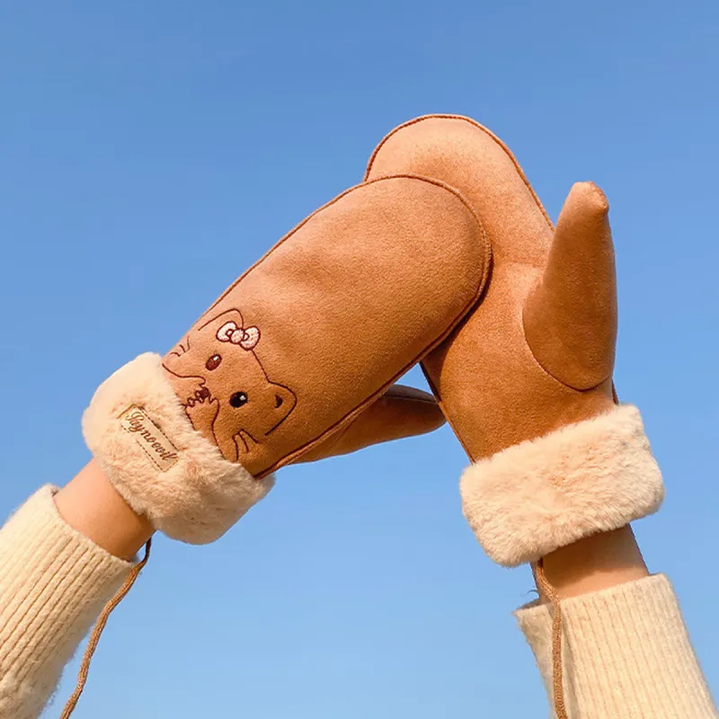 PALBAS Polyester Knit Gloves Women's-6