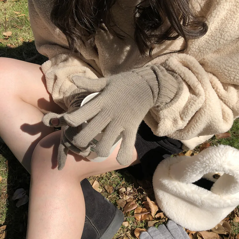PALBAS Polyester Knit Gloves Unisex-14