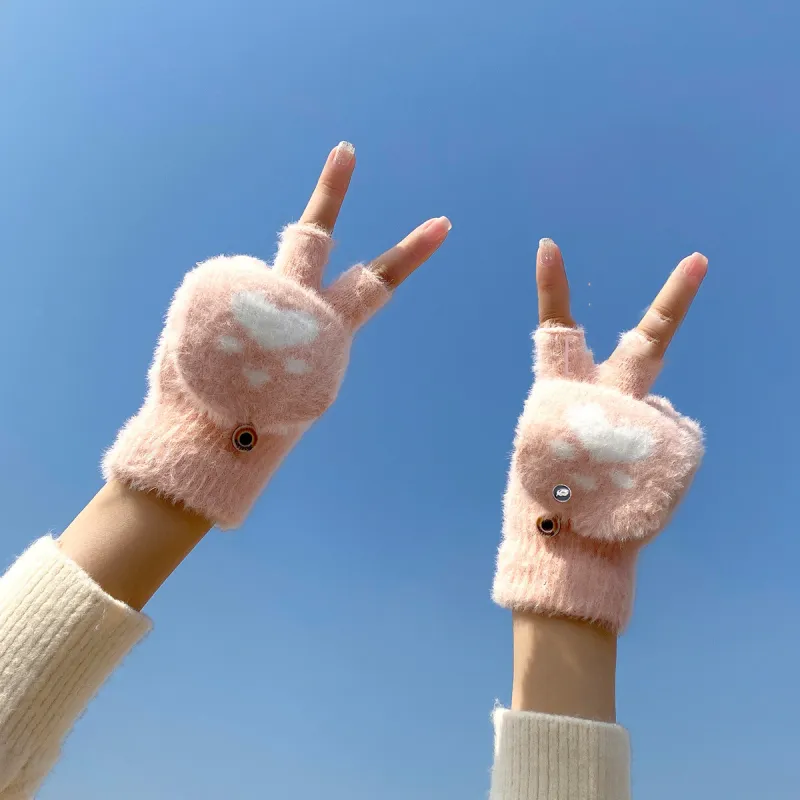 PALBAS Polyamide Knit Gloves Women's-5