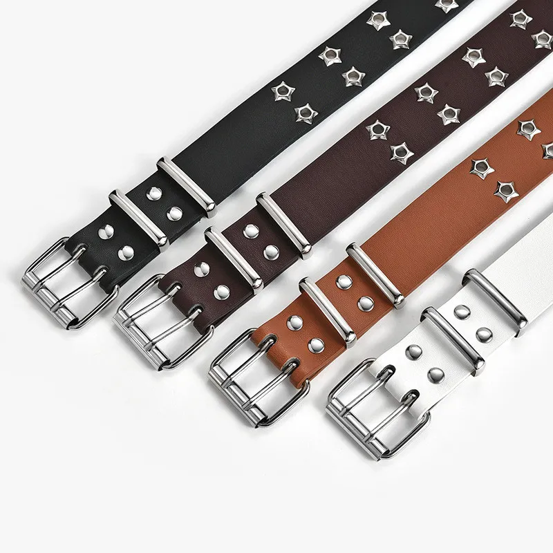 PALBAS PU Leather Belts Unisex 3.3cm-4