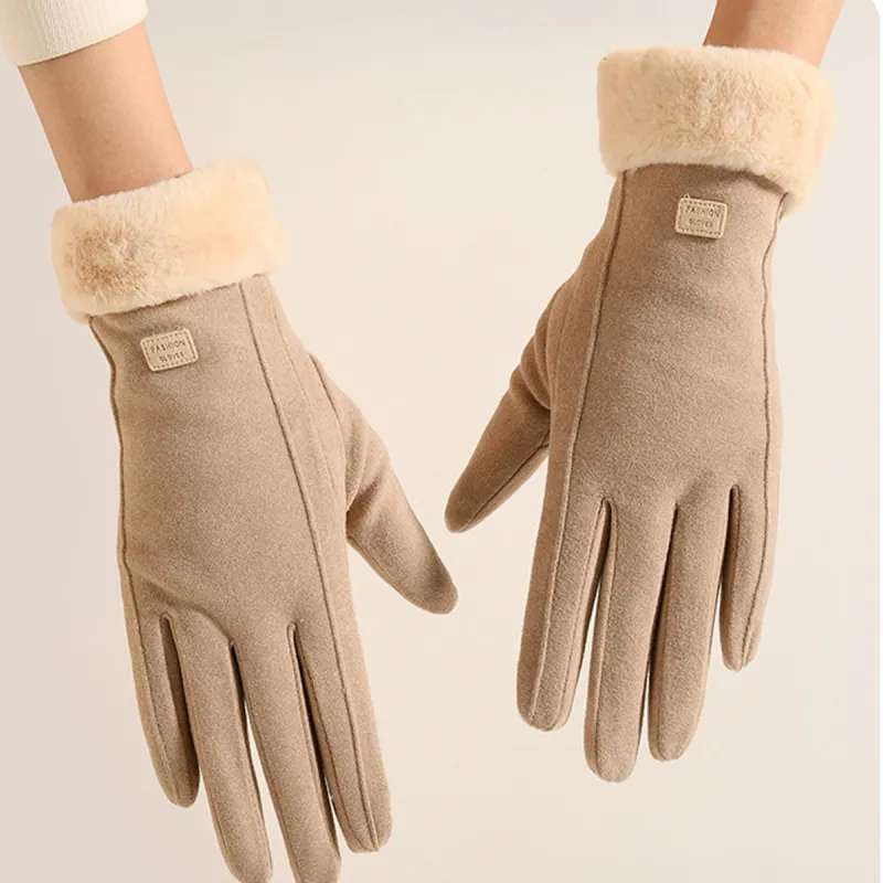 PALBAS Polyester Knit Gloves Women's-2