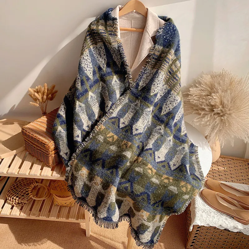 PALBAS Knit Scarves Women's-2