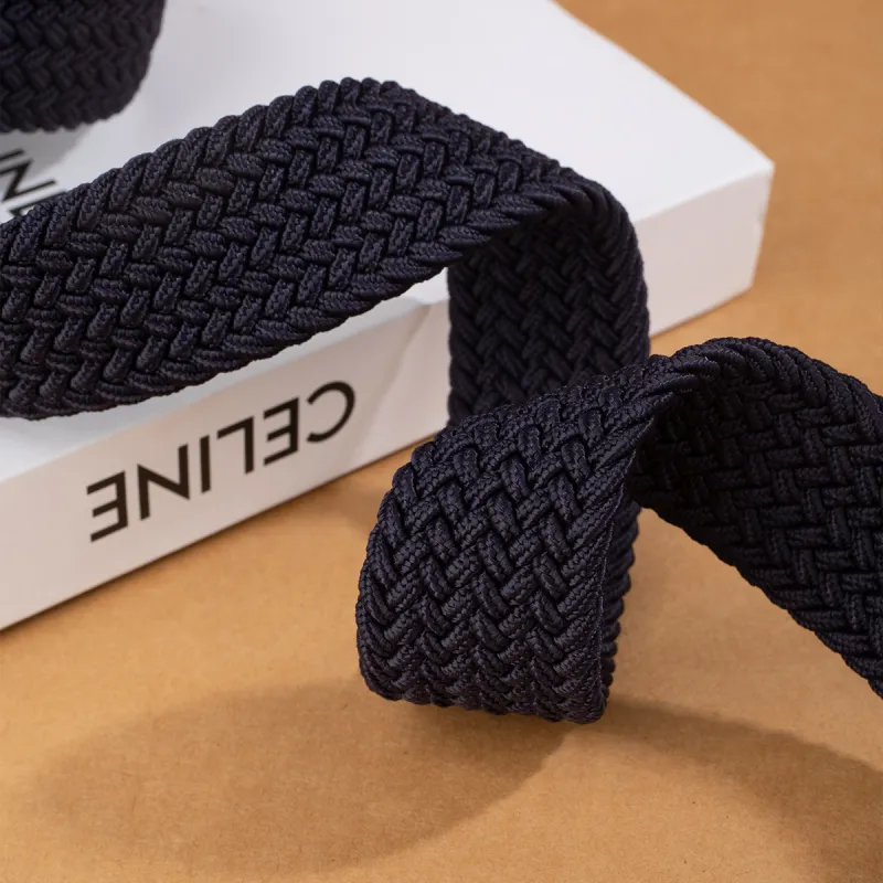 PALBAS Braided Alloy Belt Unisex Width 3.3cm-3