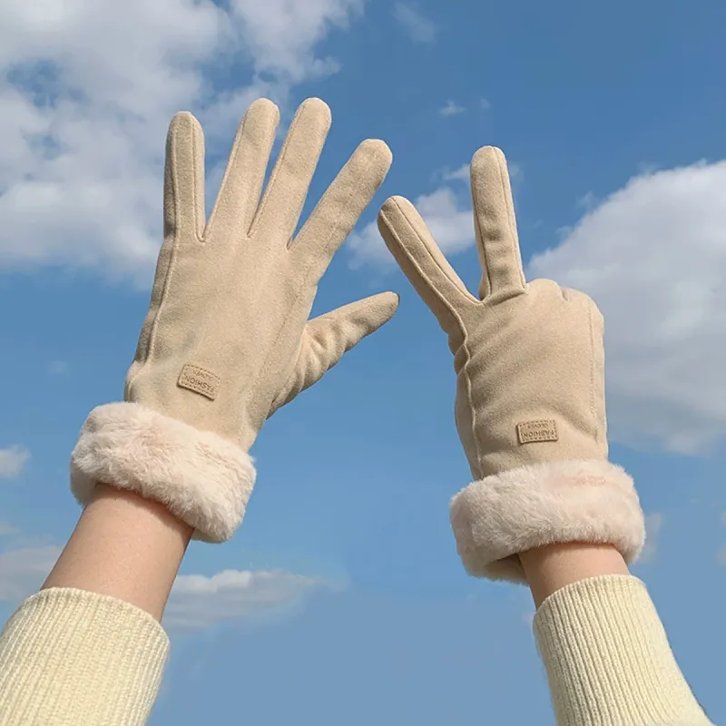 PALBAS Polyester Knit Gloves Women's-3