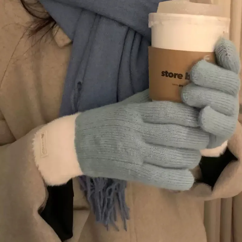 PALBAS Acrylic Knit Gloves Unisex-7