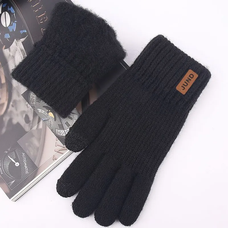 PALBAS Acrylic Knit Gloves Unisex-2
