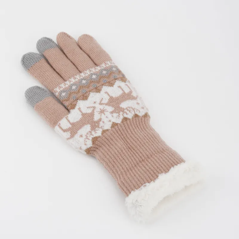 PALBAS Polyester Knit Gloves Women's-2
