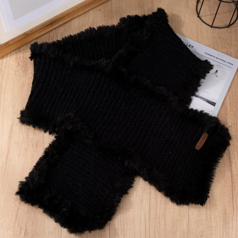 PALBAS Knit Scarves Unisex-2