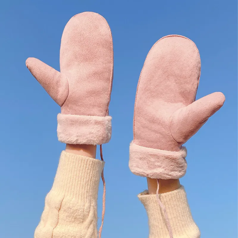 PALBAS Polyester Knit Gloves Women's-2