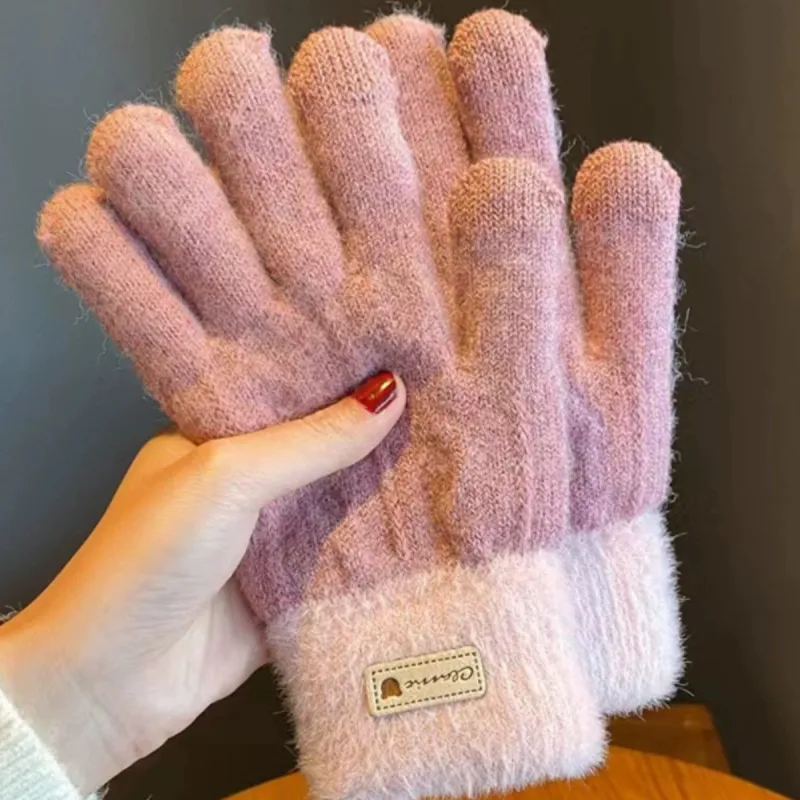 PALBAS Acrylic Knit Gloves Unisex-1