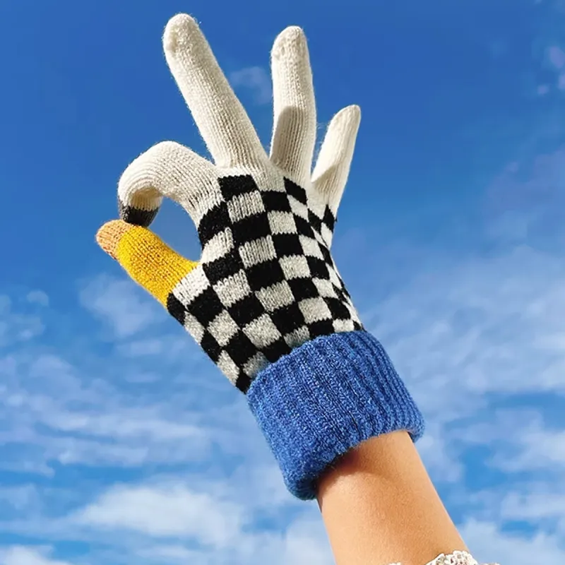 PALBAS Acrylic Knit Gloves Unisex-8