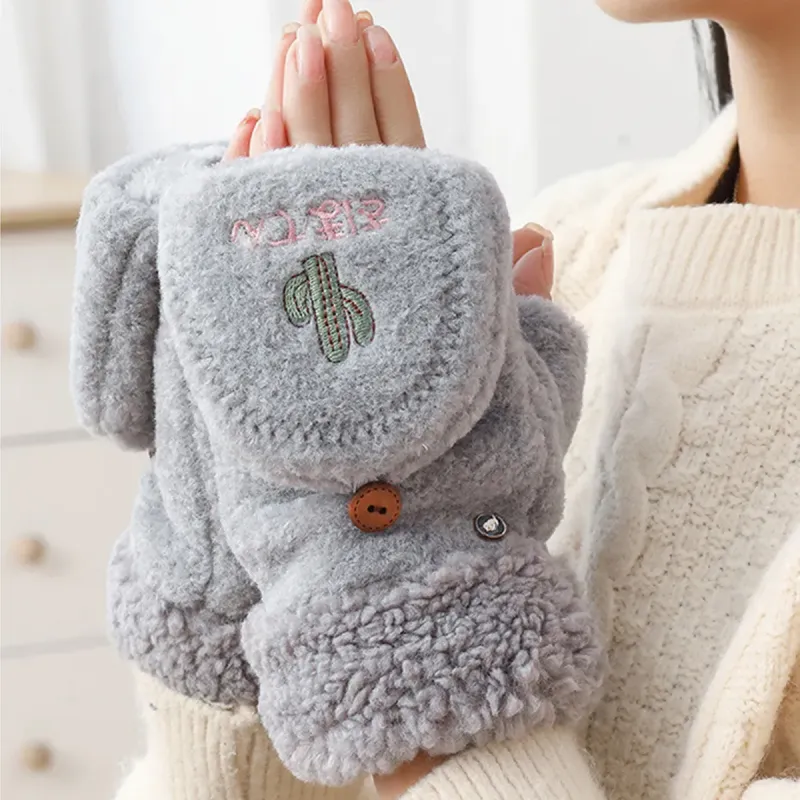 PALBAS Polyester Knit Gloves Women's-7