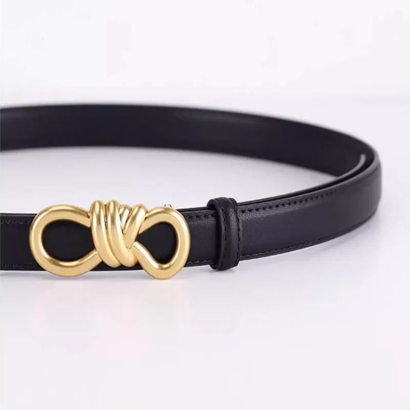 PALBAS Cow Split Leather Belts Women's 2.5cm-3