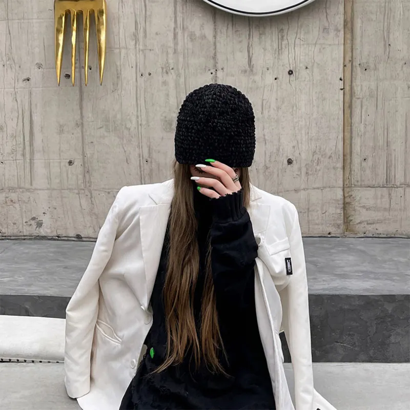 PALBAS Plush Yarn Bucket Hats Unisex-3