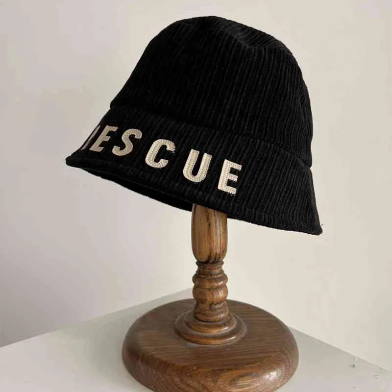 PALBAS Corduroy Bucket Hats Unisex-2